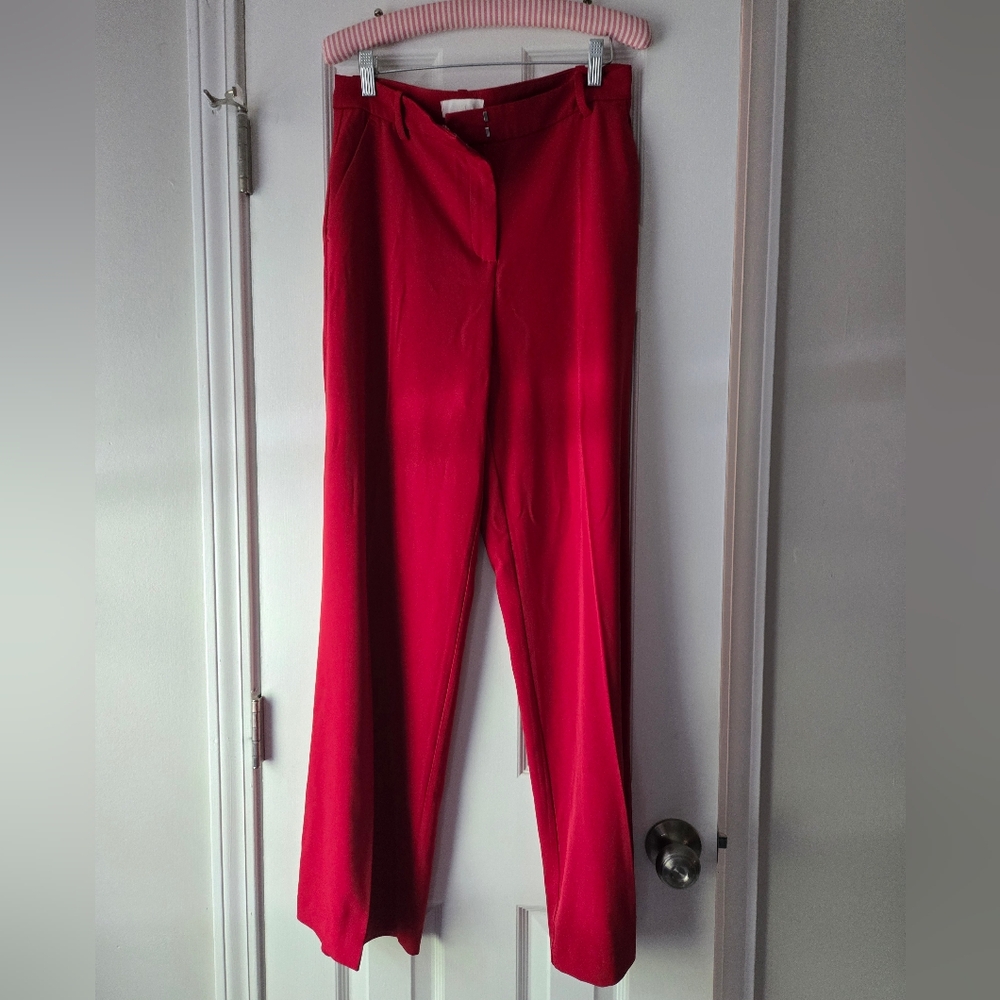 H&M Vibrant Red Wide Leg Pants